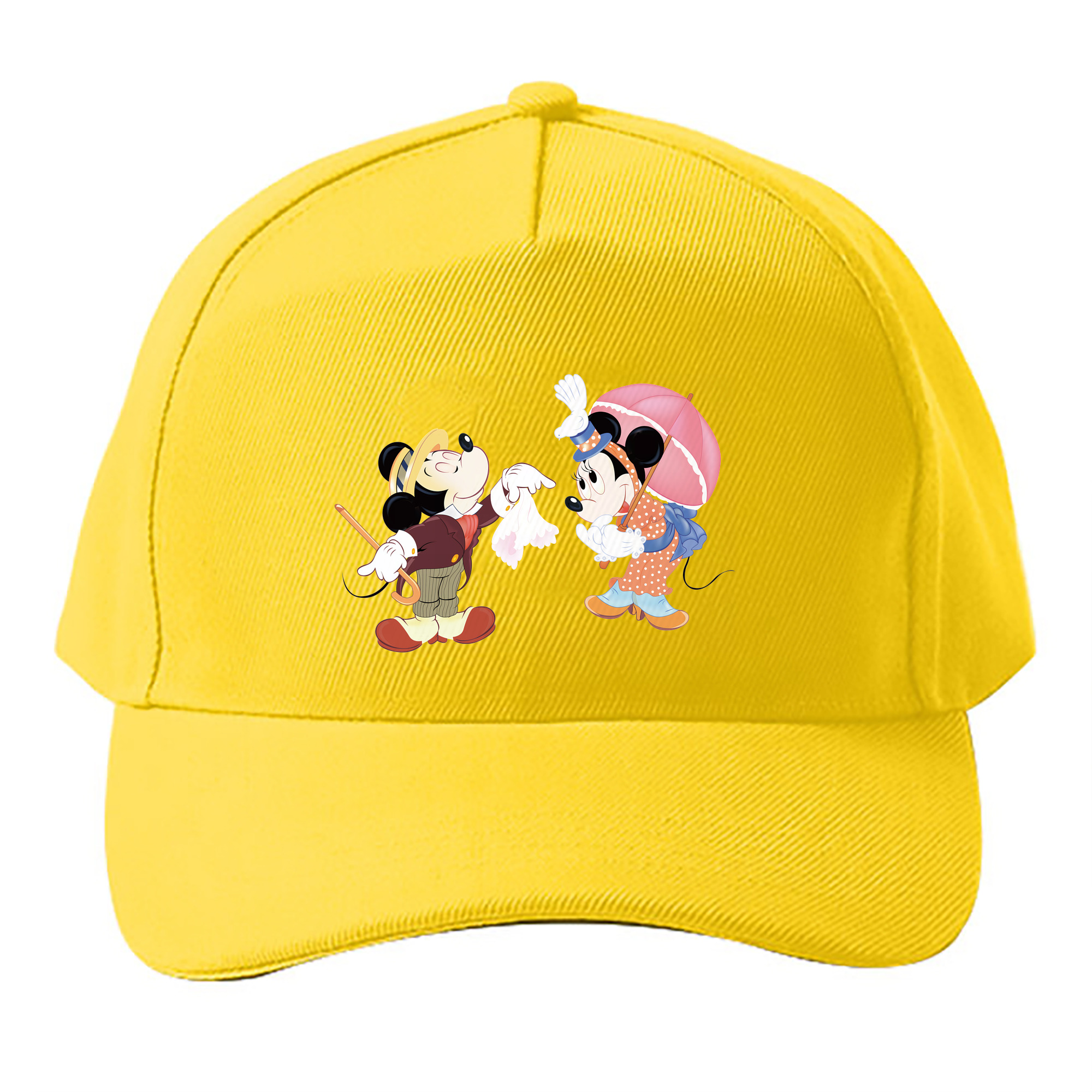 （画像用） ミッキーマウス Mickey Mouse ベースボールキャップ 綿100％ 男女兼用 帽子 スポーツ